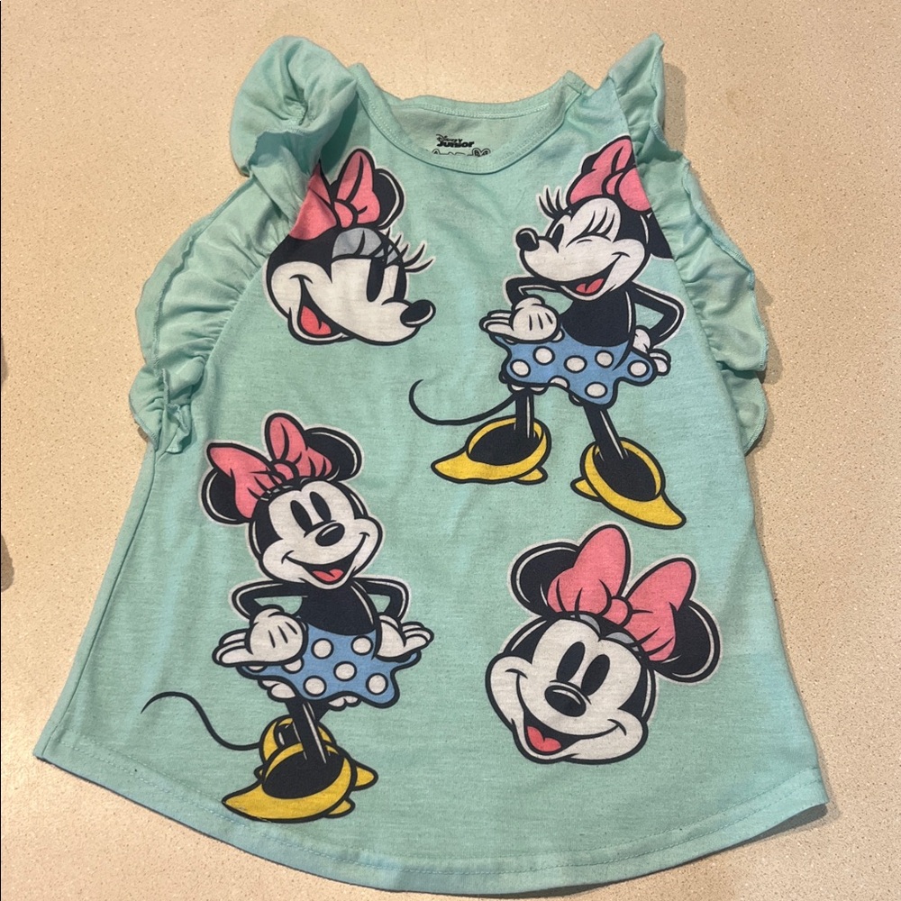 Disney Minnie Mouse Kids Tee - Light Blue